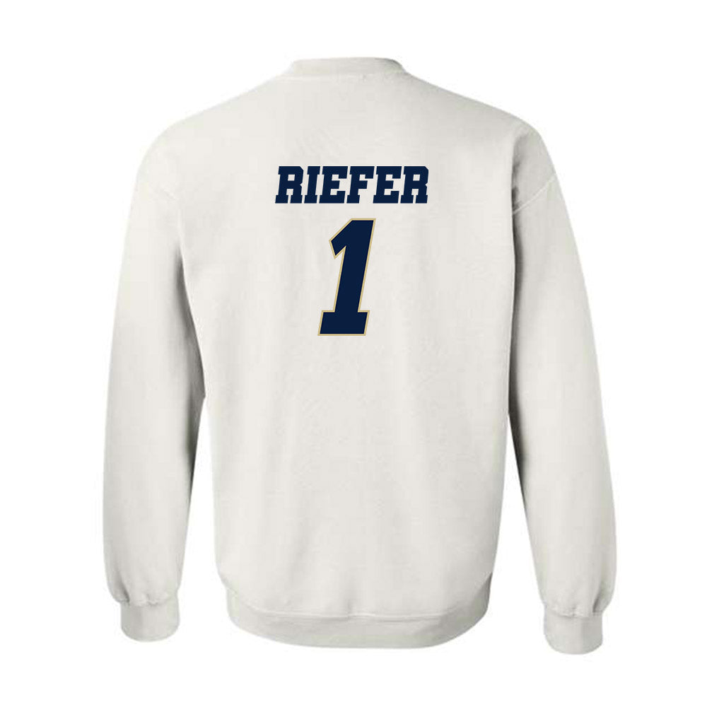 Oral Roberts - NCAA Women's Soccer : Alexa Riefer - Generic Shersey Crewneck Sweatshirt-1