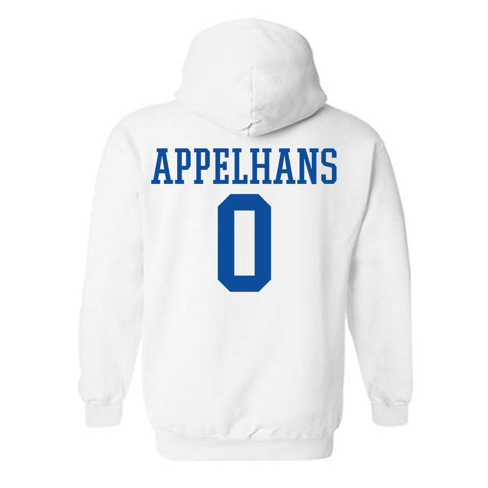 Drake - NCAA Men's Basketball : Braden Appelhans - Classic Shersey Hooded Sweatshirt-1