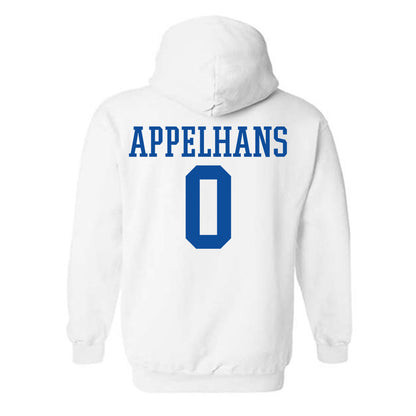 Drake - NCAA Men's Basketball : Braden Appelhans - Classic Shersey Hooded Sweatshirt-1