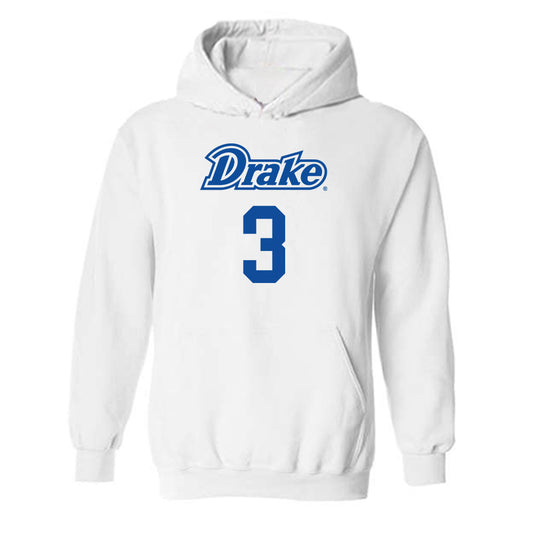 Drake - NCAA Men's Basketball : Jalen Quinn - Classic Shersey Hooded Sweatshirt-0