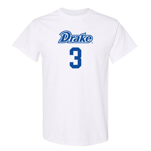 Drake - NCAA Men's Basketball : Jalen Quinn - Classic Shersey T-Shirt-0