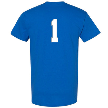 Drake - NCAA Men's Basketball : Owen Larson - Classic Shersey T-Shirt-1