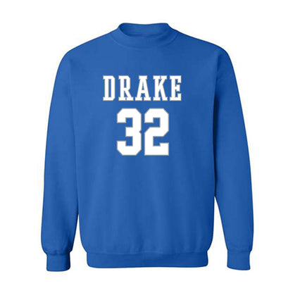 Drake - NCAA Women's Basketball : Allie Myers - Classic Shersey Crewneck Sweatshirt-0