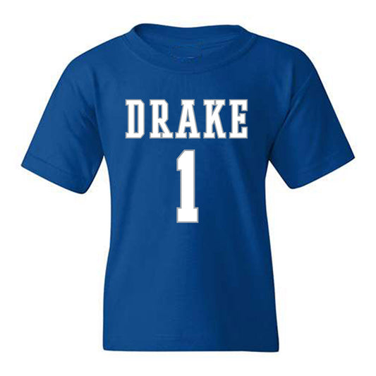 Drake - NCAA Men's Basketball : Owen Larson - Classic Shersey Youth T-Shirt-0
