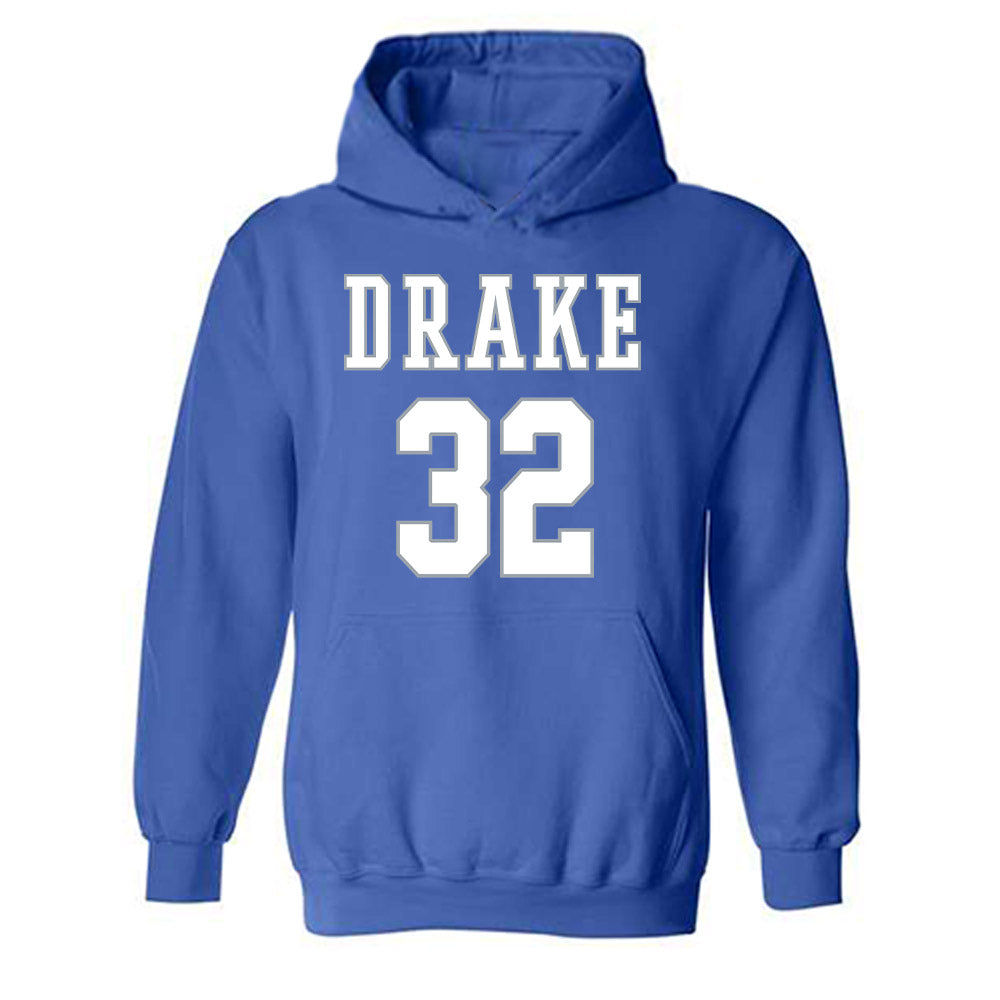 Drake - NCAA Women's Basketball : Allie Myers - Classic Shersey Hooded Sweatshirt-0