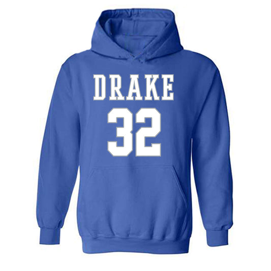 Drake - NCAA Women's Basketball : Allie Myers - Classic Shersey Hooded Sweatshirt-0