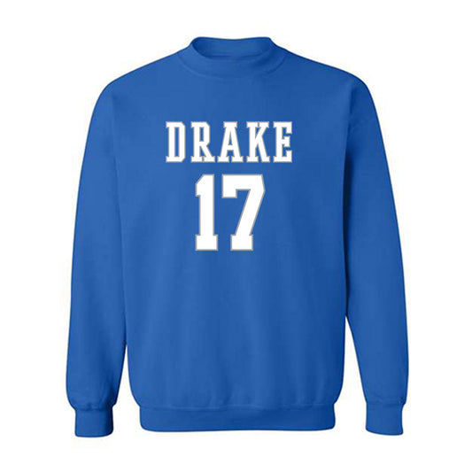 Drake - NCAA Women's Basketball : Anna Becker - Classic Shersey Crewneck Sweatshirt-0