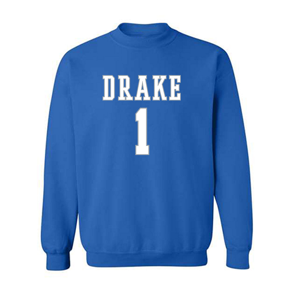 Drake - NCAA Women's Basketball : Mylea Monahan - Classic Shersey Crewneck Sweatshirt-0