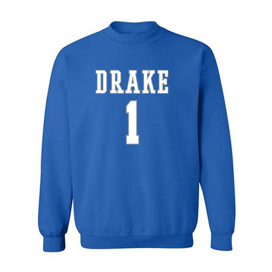 Drake - NCAA Women's Basketball : Mylea Monahan - Classic Shersey Crewneck Sweatshirt-0