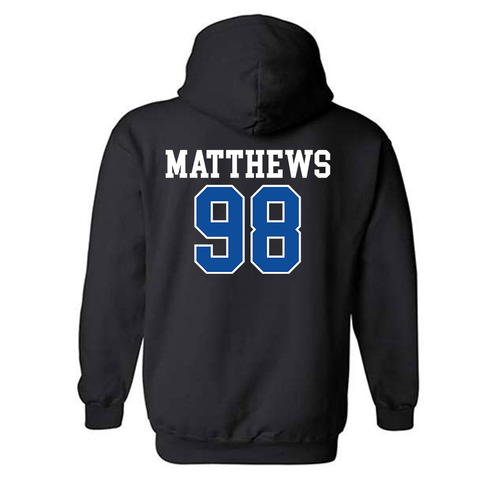 Drake - NCAA Football : Kannon Matthews - Hooded Sweatshirt-1