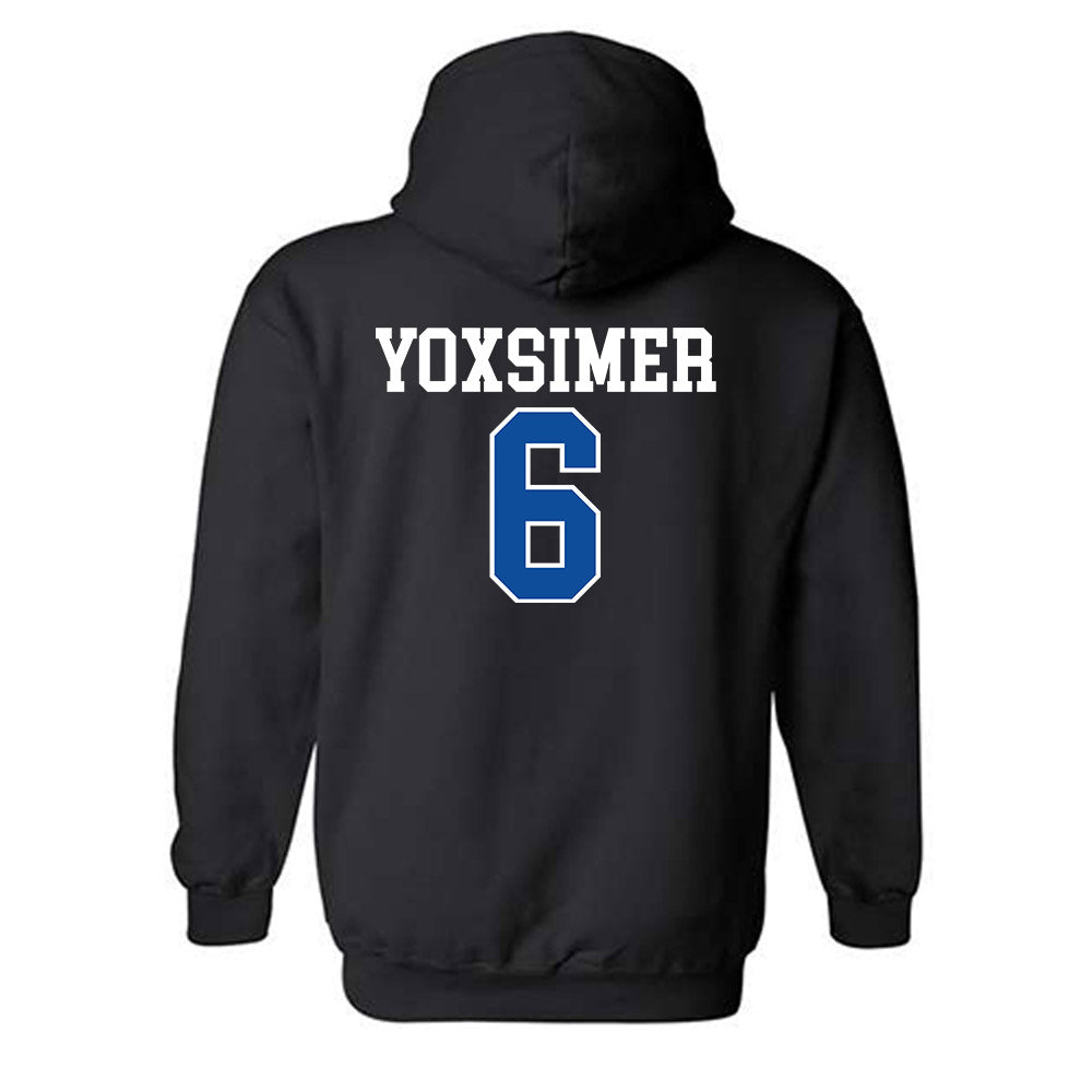 Drake - NCAA Softball : Malea Yoxsimer - Hooded Sweatshirt-1