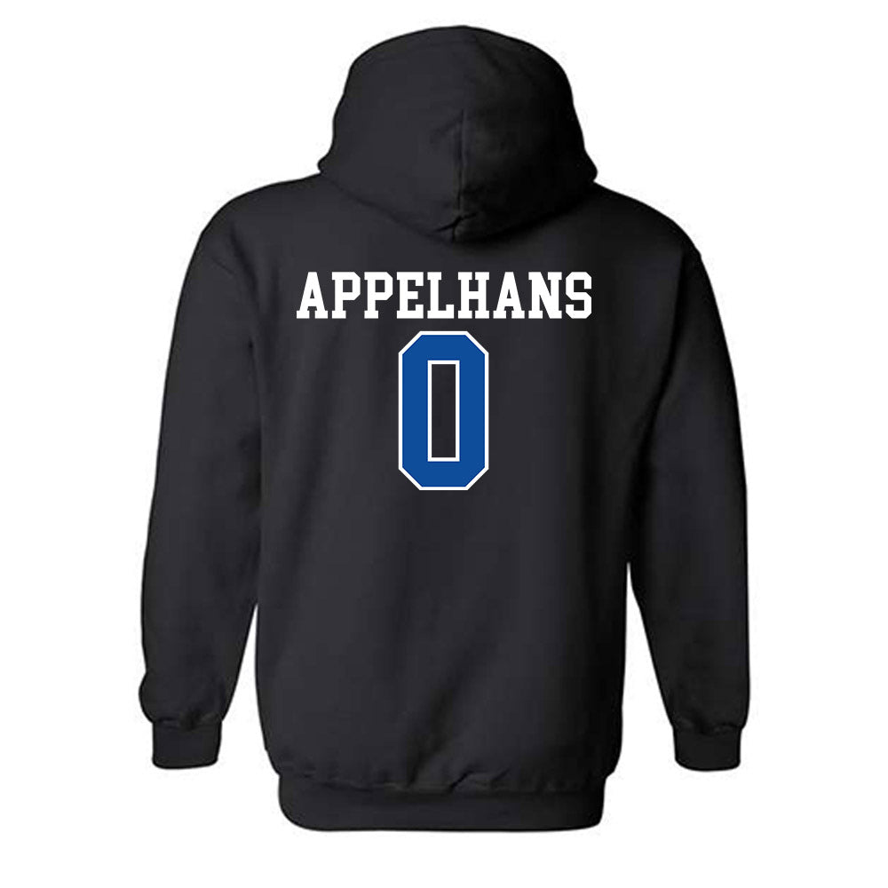 Drake - NCAA Men's Basketball : Braden Appelhans - Hooded Sweatshirt-1