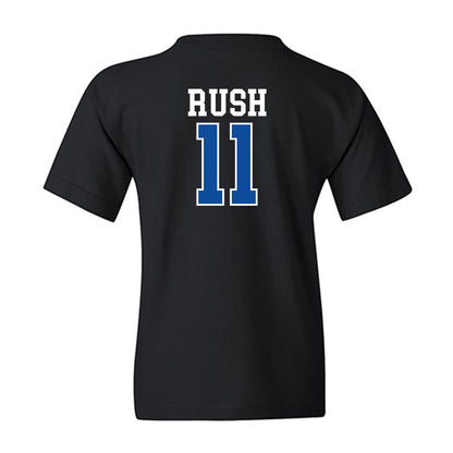 Drake - NCAA Men's Basketball : LJ Rush - Youth T-Shirt-1