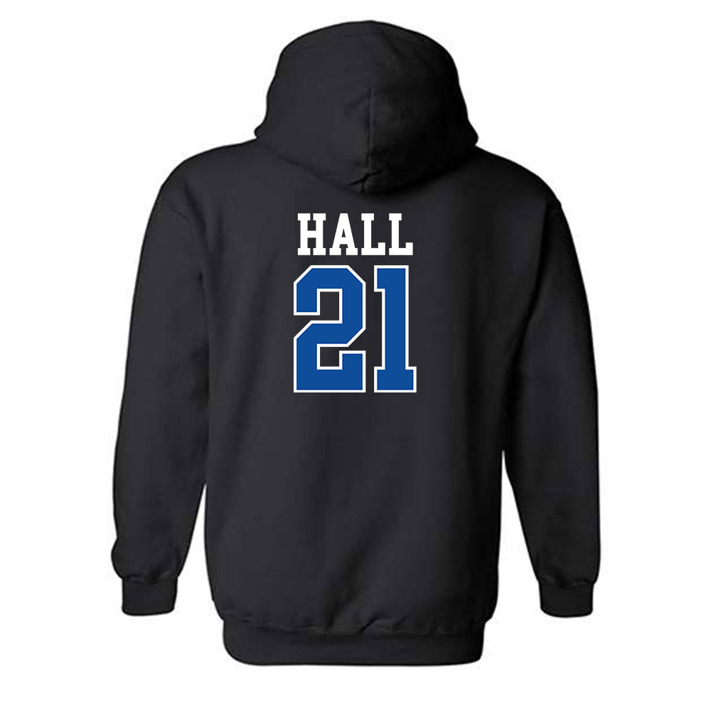 Drake - NCAA Women's Soccer : Ava Hall - Hooded Sweatshirt-1