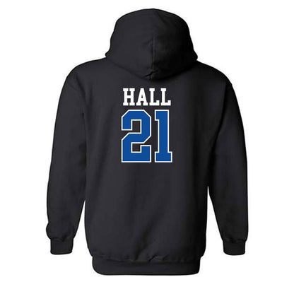 Drake - NCAA Women's Soccer : Ava Hall - Hooded Sweatshirt-1
