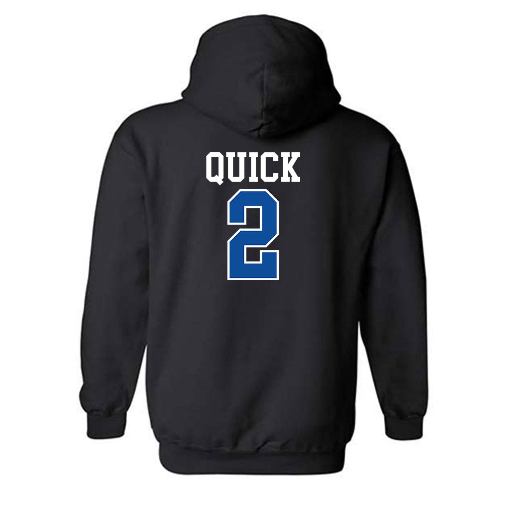 Drake - NCAA Women's Volleyball : Katie Quick - Hooded Sweatshirt-1