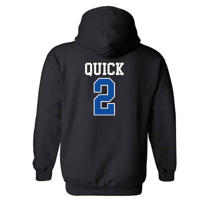 Drake - NCAA Women's Volleyball : Katie Quick - Hooded Sweatshirt-1