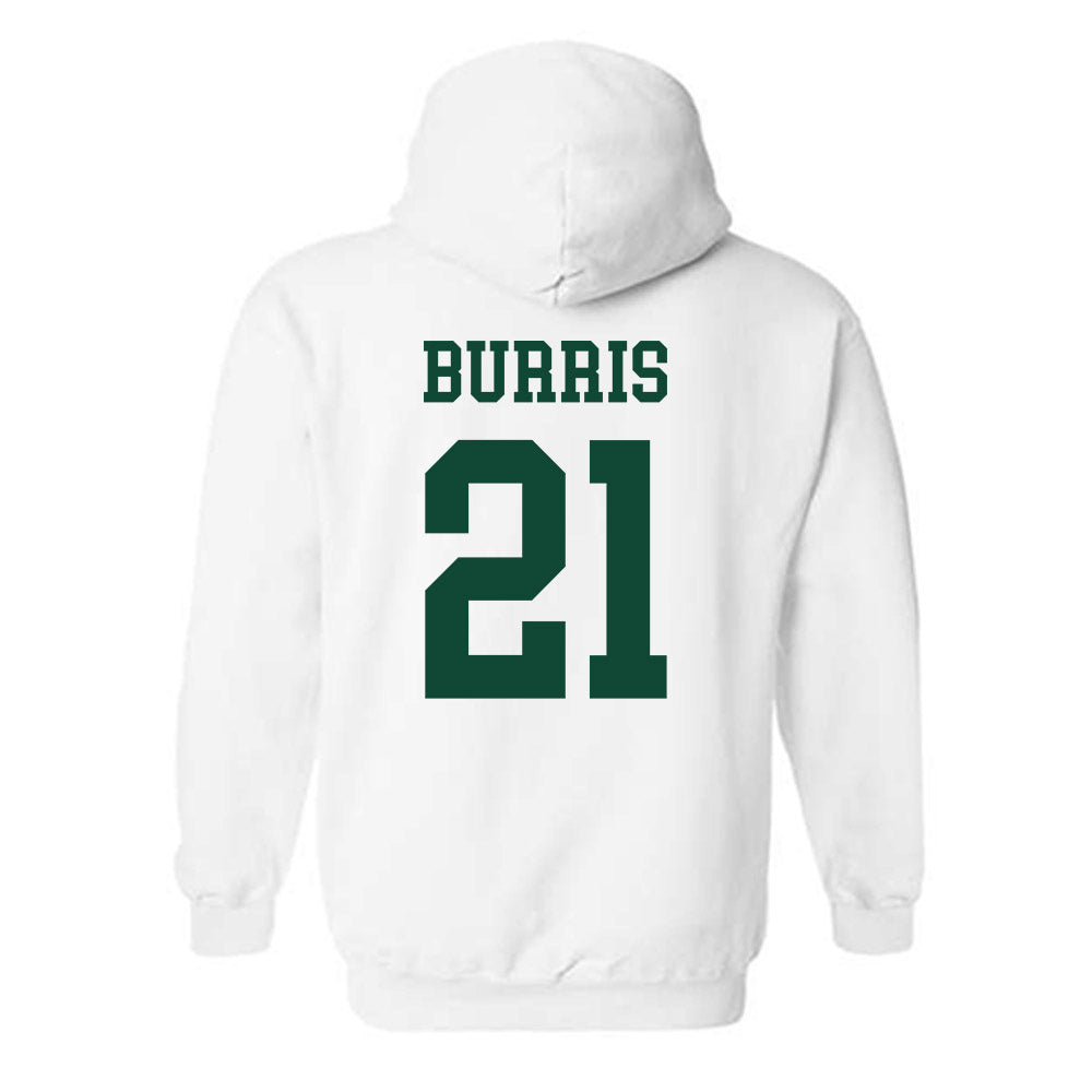 Ohio - NCAA Men's Basketball : Jesse Burris - Classic Shersey Hooded Sweatshirt-1