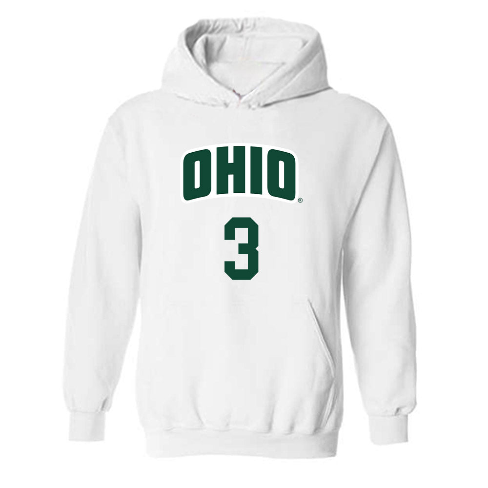Ohio - NCAA Men's Basketball : Dior Conners - Classic Shersey Hooded Sweatshirt-0