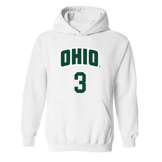 Ohio - NCAA Men's Basketball : Dior Conners - Classic Shersey Hooded Sweatshirt-0