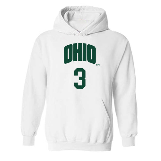 Ohio - NCAA Men's Basketball : Dior Conners - Classic Shersey Hooded Sweatshirt-0