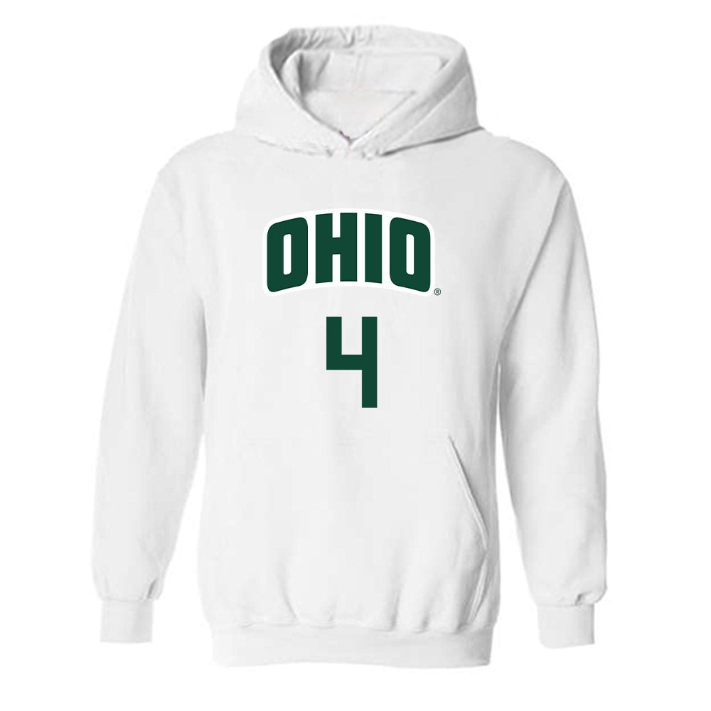 Ohio - NCAA Men's Basketball : JJ Kelly - Classic Shersey Hooded Sweatshirt-0