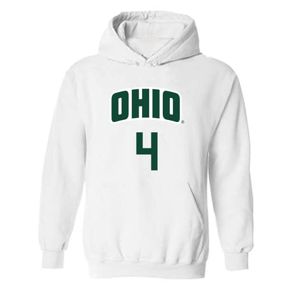 Ohio - NCAA Men's Basketball : JJ Kelly - Classic Shersey Hooded Sweatshirt-0