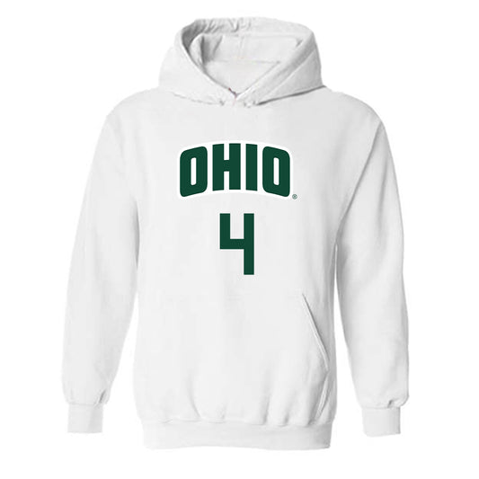 Ohio - NCAA Men's Basketball : JJ Kelly - Classic Shersey Hooded Sweatshirt-0