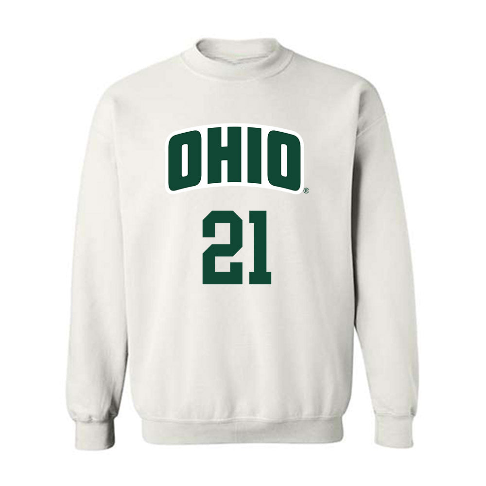 Ohio - NCAA Men's Basketball : Jesse Burris - Classic Shersey Crewneck Sweatshirt-0