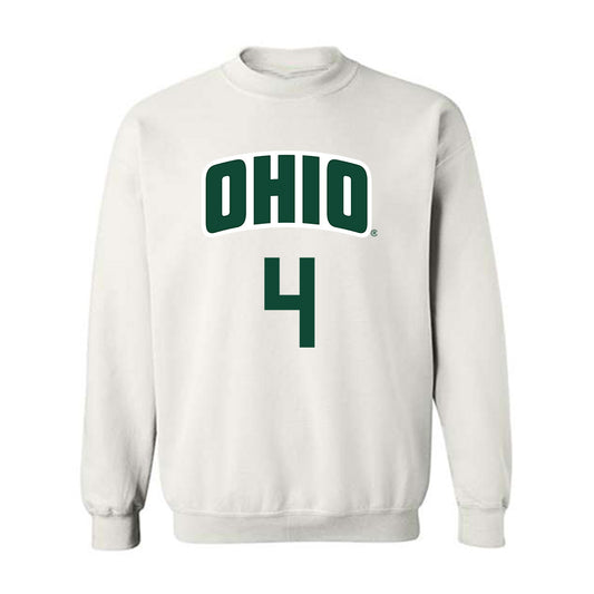 Ohio - NCAA Men's Basketball : JJ Kelly - Classic Shersey Crewneck Sweatshirt-0