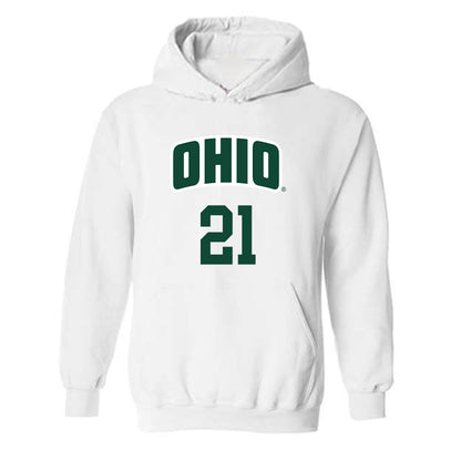 Ohio - NCAA Men's Basketball : Jesse Burris - Classic Shersey Hooded Sweatshirt-0