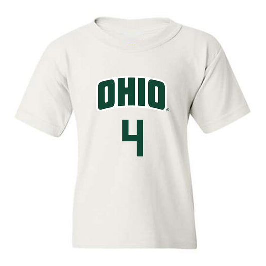 Ohio - NCAA Men's Basketball : JJ Kelly - Classic Shersey Youth T-Shirt-0