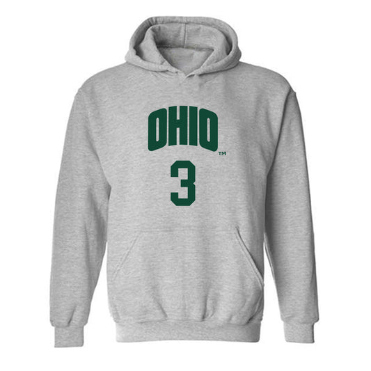 Ohio - NCAA Men's Basketball : Dior Conners - Classic Shersey Hooded Sweatshirt-0