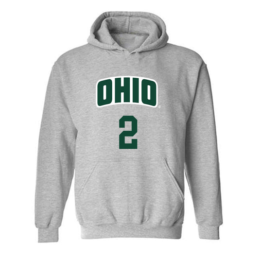 Ohio - NCAA Women's Basketball : Arianna Jennings - Classic Shersey Hooded Sweatshirt-0