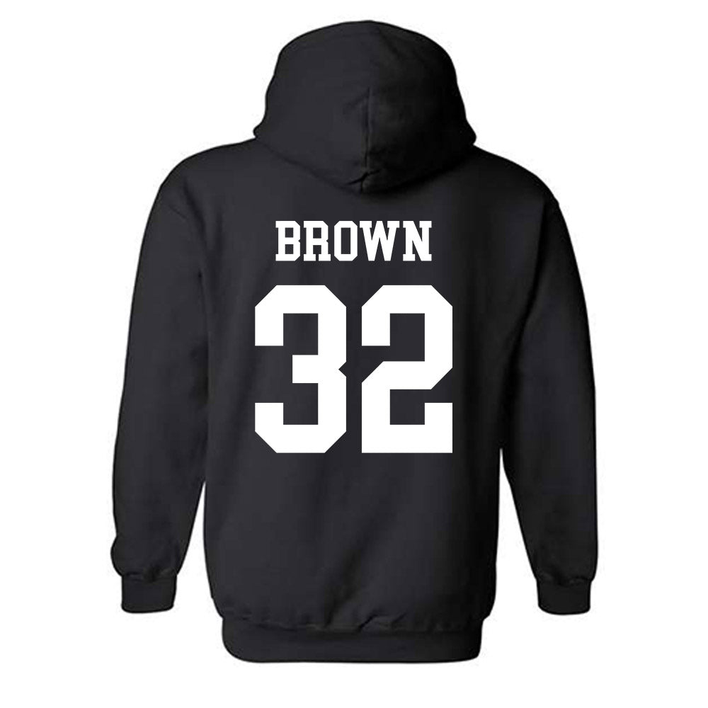 Ohio - NCAA Football : Alex Brown - Generic Shersey Hooded Sweatshirt-1