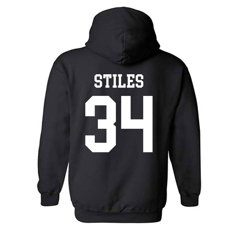 Ohio - NCAA Football : Lukas Stiles - Generic Shersey Hooded Sweatshirt-1