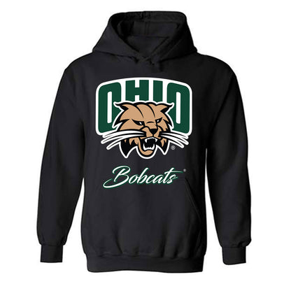 Ohio - NCAA Football : Nicholas Poulos - Generic Shersey Hooded Sweatshirt-0