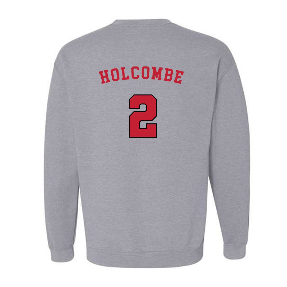 Utah - NCAA Men's Basketball : Jackson Holcombe - Generic Sports Crewneck Sweatshirt-1
