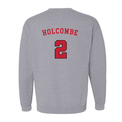 Utah - NCAA Men's Basketball : Jackson Holcombe - Generic Sports Crewneck Sweatshirt-1