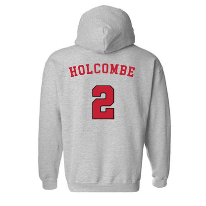 Utah - NCAA Men's Basketball : Jackson Holcombe - Generic Sports Hooded Sweatshirt-1