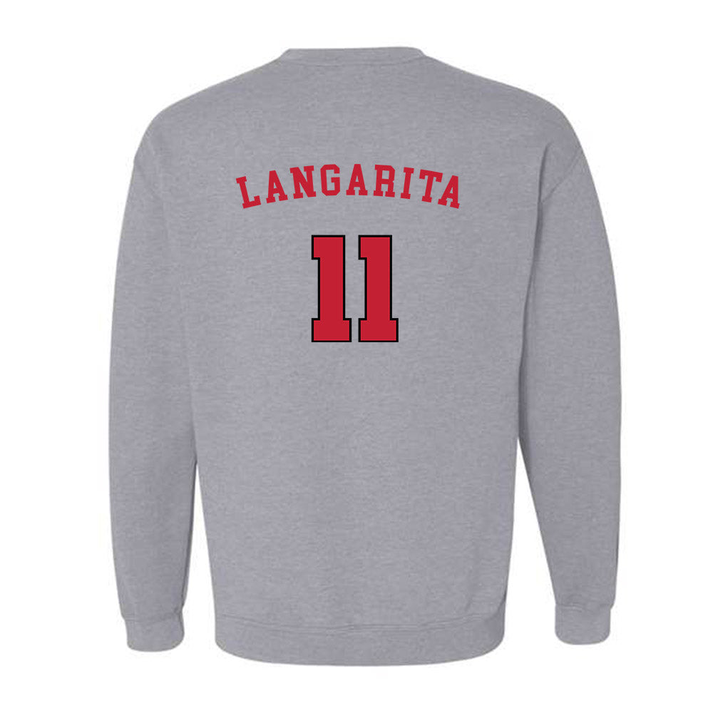 Utah - NCAA Men's Basketball : Lucas Langarita - Generic Sports Crewneck Sweatshirt-1