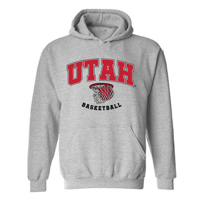 Utah - NCAA Men's Basketball : Malek Gomma - Generic Sports Hooded Sweatshirt-0