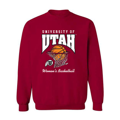 Utah - NCAA Women's Basketball : Avery Hjelmstad - Generic Sports Crewneck Sweatshirt-0