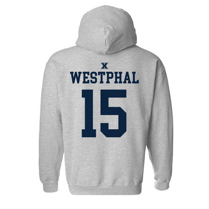 Xavier - NCAA Men's Basketball : Kason Westphal - Sports Shersey Hooded Sweatshirt-1