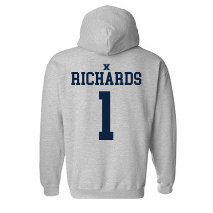 Xavier - NCAA Women's Basketball : Payton Richards - Sports Shersey Hooded Sweatshirt-1