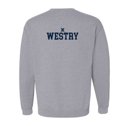 Xavier - NCAA Men's Basketball : Chance Westry - Sports Shersey Crewneck Sweatshirt-1