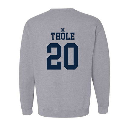 Xavier - NCAA Men's Basketball : Henry Thole - Sports Shersey Crewneck Sweatshirt-1