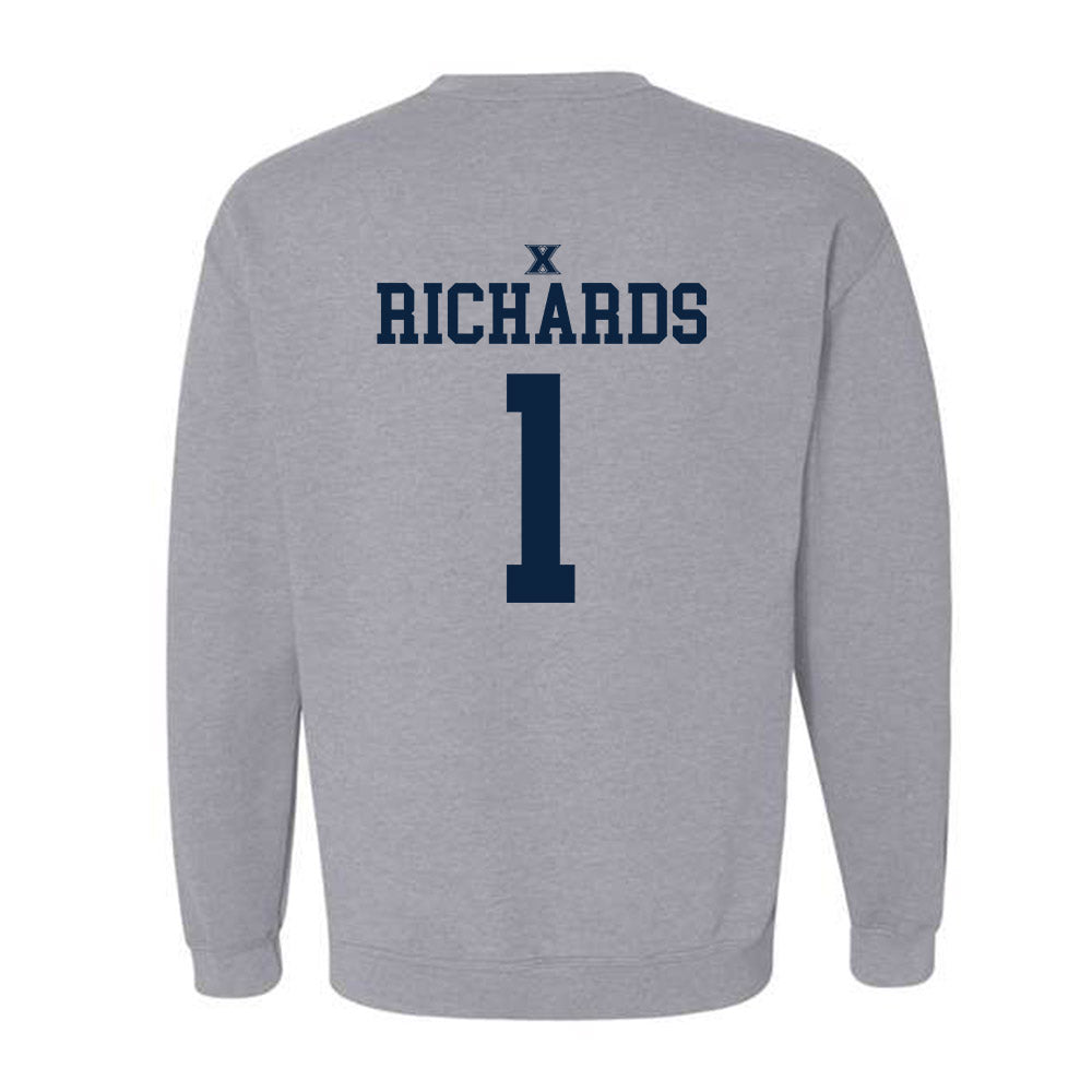 Xavier - NCAA Women's Basketball : Payton Richards - Sports Shersey Crewneck Sweatshirt-1