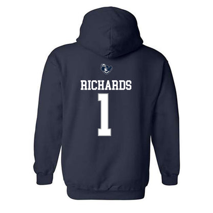 Xavier - NCAA Women's Basketball : Payton Richards - Sports Shersey Hooded Sweatshirt-1