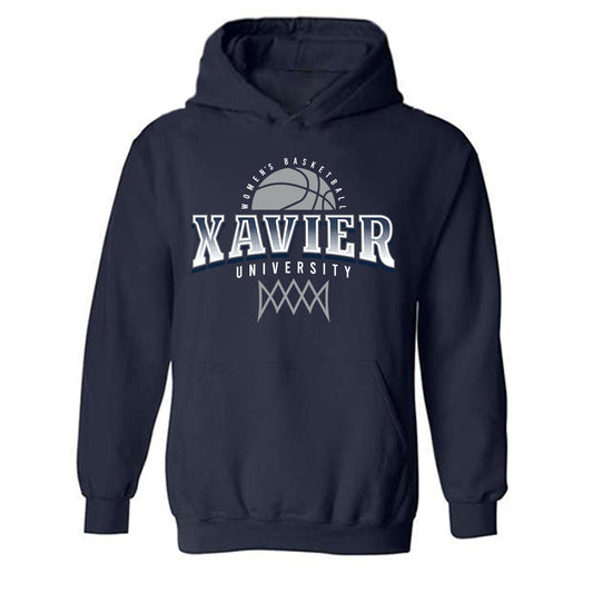 Xavier - NCAA Women's Basketball : Mariyah Noel - Sports Shersey Hooded Sweatshirt-0